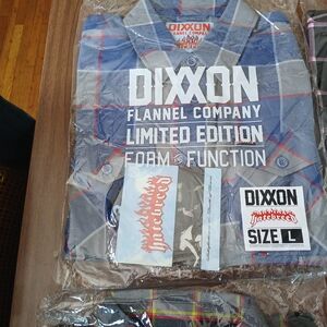DIXXON Hatebreed V1 Nib Blue and Red Flannel